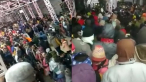 पैर रखने तक की जगह नहीं
