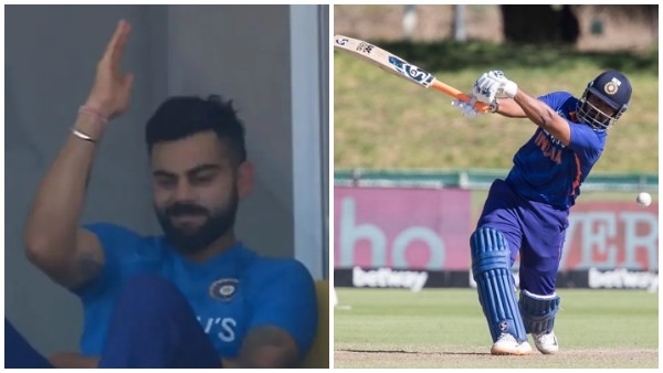 ऋषभ पंत के छक्के पर विराट कोहली ने किया डांस- ऋषभ पंत के छक्के पर विराट कोहली ने किया डांस-