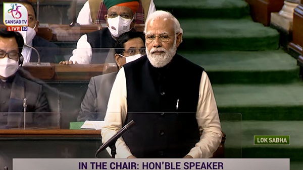 PM Modi replies to the debate on the Motion of Thanks to the Presidents address, in Lok Sabha PM Modi replies to the debate on the Motion of Thanks to the Presidents address, in Lok Sabha