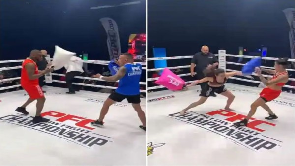 फ्लोरिडा में आयोजित की गई थी Pillow Fight