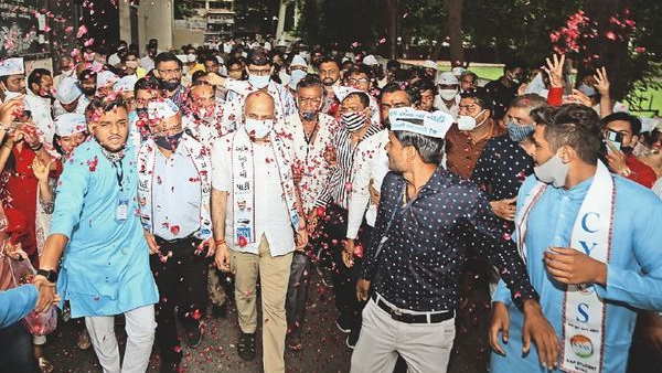 Congress learders from Amritsar Punjab joins Aam Aadmi Party Congress learders from Amritsar Punjab joins Aam Aadmi Party