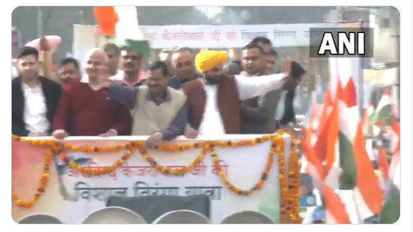 AAP rally in punjab, kejriwal 