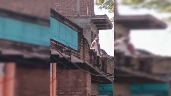 खिड़की पर खाल और कं​काल