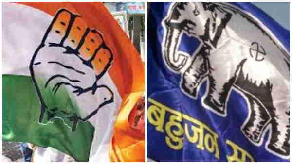बसपा-कांग्रेस बिगाड़ा सकती है भाजपा का गणित बसपा-कांग्रेस बिगाड़ा सकती है भाजपा का गणित