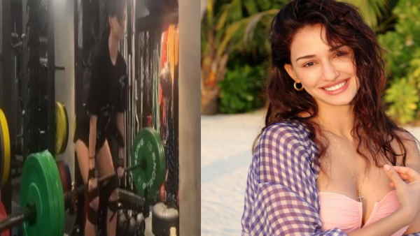 80 किलो रैक पुलिंग करते हुए नजर आईं दिशा 