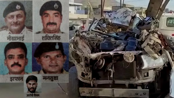 नींझर मोड़ के पास हुआ हादसा