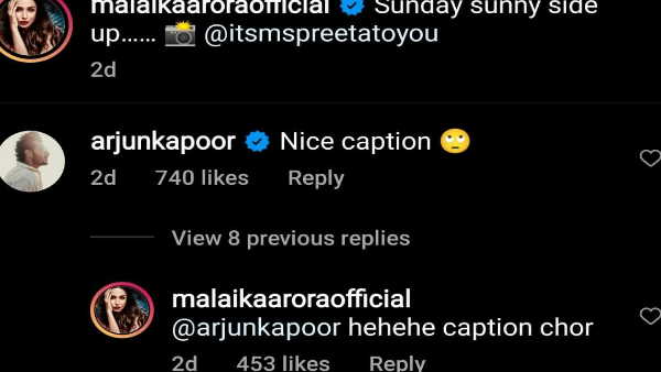 मलाइका अरोड़ा ने लिखा- कैप्शन चोर