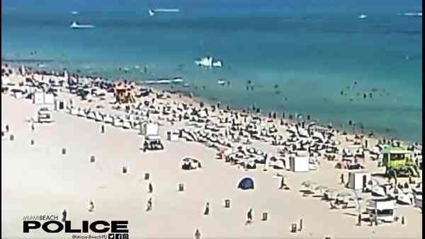 मियामी बीच पुलिस ने शेयर किया हादसे का वीडियो