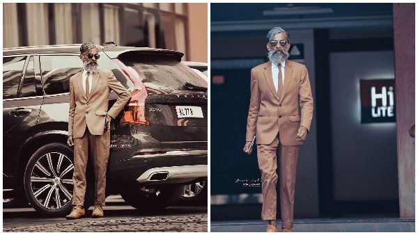 सूट-बूट और आईपैड के साथ मजदूर ने कराई शूटिंग