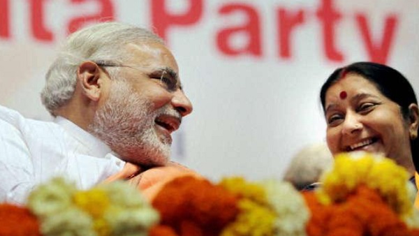 जब सुषमा स्वराज मोदी के गांव गईं