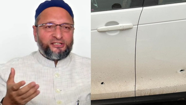 Asaduddin Owaisi says 3 to 4 rounds of bullets were fired upon his vehicle