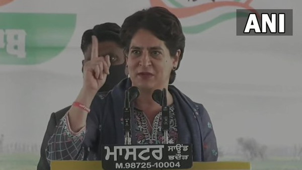 Priyanka Gandhi addresses Congress Navi Soch Nava Punjab rally in Kotkapura Punjab Priyanka Gandhi addresses Congress Navi Soch Nava Punjab rally in Kotkapura Punjab