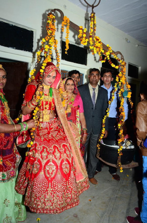 सूबेदार हवासिंह धायल के बेटे की शादी सूबेदार हवासिंह धायल के बेटे की शादी