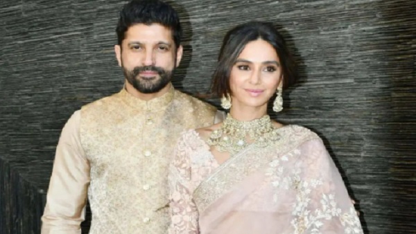 न्यूलीवेड्स फरहान और शिबानी ने एक साथ दिए पोज