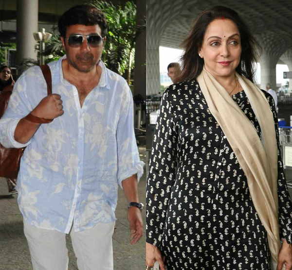 सनी देओल और हेमा मालिनी सनी देओल और हेमा मालिनी