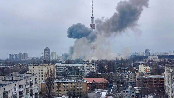 सूमी में सड़कों पर जंग सूमी में सड़कों पर जंग