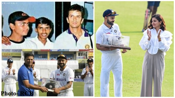 कोहली-द्रविड़ की पुरानी फोटो वायरल