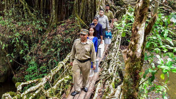 कैसे तैयार होता है अनोखा पुल? कैसे तैयार होता है अनोखा पुल?