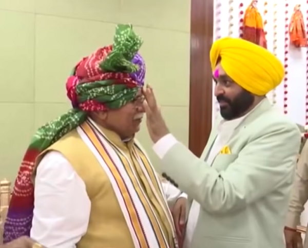 Watch Videos: Holi 2022 celebrations, punjab CM Bhagwant Mann & Haryana CM colorful holi