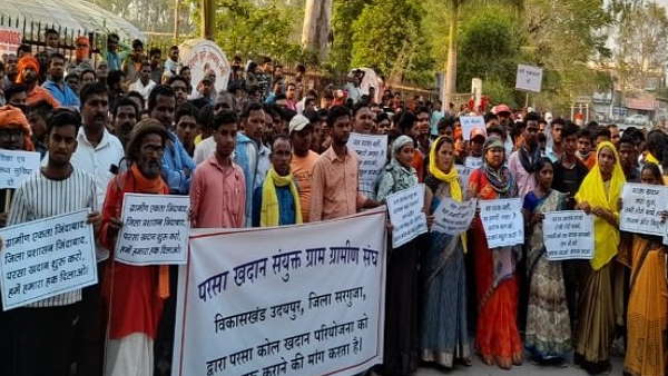 परसा कोयला प्रोजक्ट के पक्ष में सामने आये 6 गांवों के ग्रामीण 