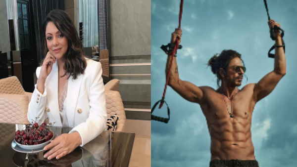 गौरी ने पति शाहरुख पर लुटाया प्‍यार 