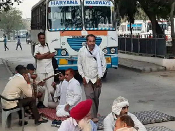 Haryana roadways strike today: thousands Employees On protest, Stopped Buses