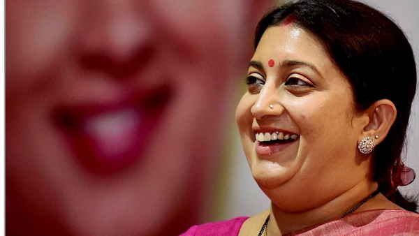 स्‍मृति ईरानी ने लिखा फोटो मैंने खींची....