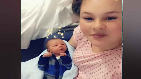 14 साल की उम्र में मां बनी बेटी 