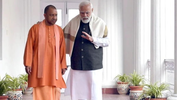 Yogi Adityanath reached Delhi to discuss govt formation and upcoming MLC election with party leadership Yogi Adityanath reached Delhi to discuss govt formation and upcoming MLC election with party leadership