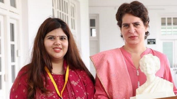प्रियंका गांधी ने खुद पंखुड़ी पाठक के लिए किया था प्रचार