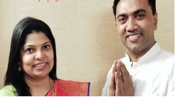  प्रमोद सावंत की Power House उनकी पत्नी हैं