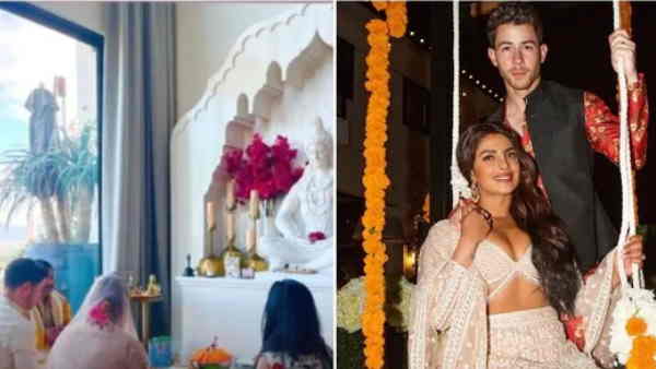 गुलाबी रंग की ड्रेस में आईं थी नजर