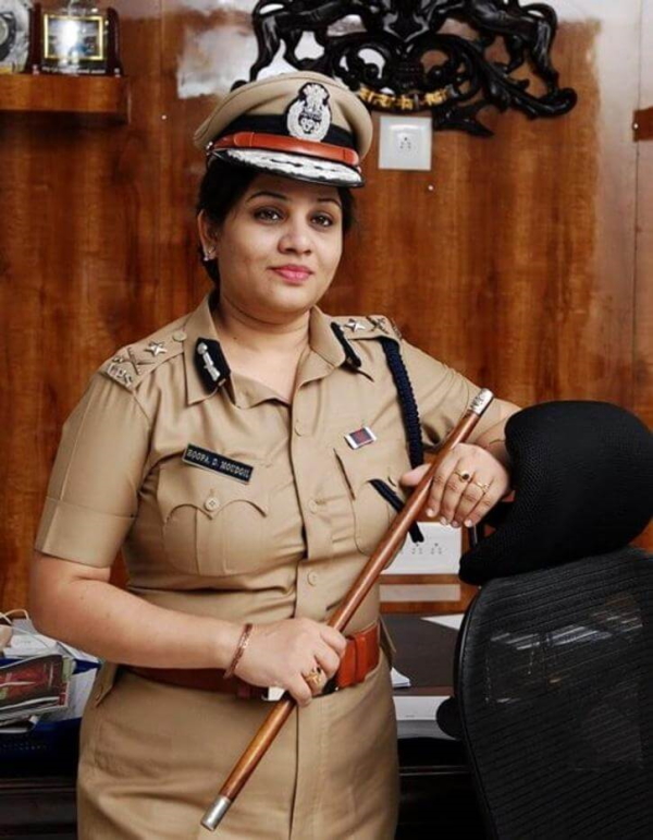  7. आईपीएस रूपा मुद्गिल ( Roopa D Moudgil IPS ) 
