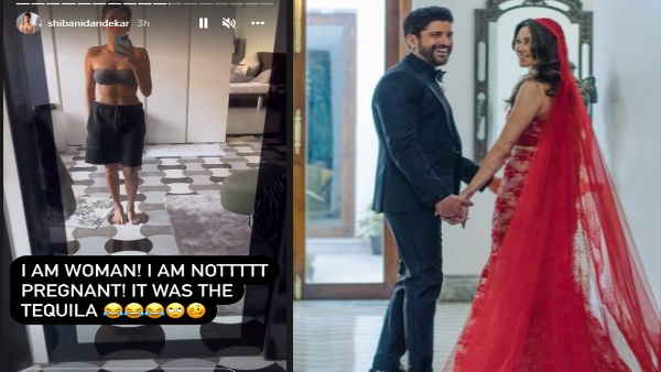 शिबानी ने खोला राज कि क्‍यों पेट निकला नजर आ रहा 