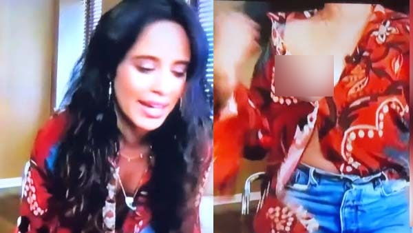 बाल पीछे करते वक्त हाथ में आई शर्ट