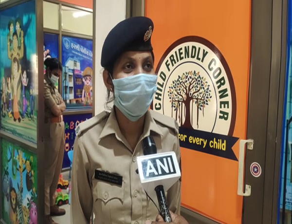 child friendly corner in Police station