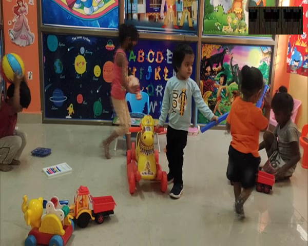 child friendly corner in Police station