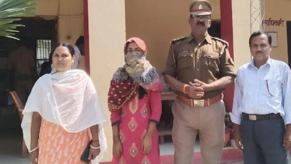 पुलिस ने महिला को बरामद कर पति को सौंपा