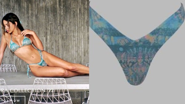  बिकिनी पर बना दी भगवान की फोटो