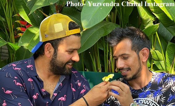 चहल रोहित के बर्थडे पर भी बाज नहीं आए