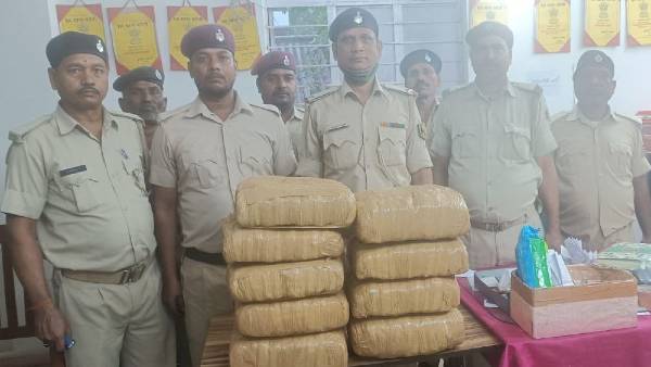 41 किलो गांजा लावारिस हालत में बरामद