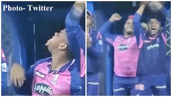 राजस्थान रॉयल्स की टीम के साथी फूले नहीं समाए राजस्थान रॉयल्स की टीम के साथी फूले नहीं समाए