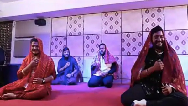 साड़ी पहन किया माधुरी दीक्षित के गाने पर डांस