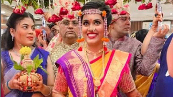 महाराष्ट्रियन रिवाज से शादी 