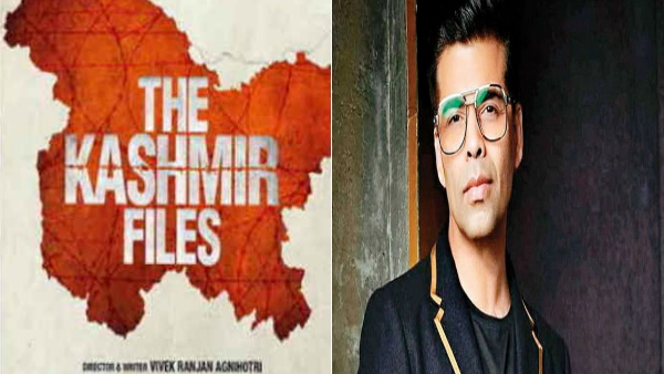 करण जौहर ने कहा द कश्‍मीर फाइल्‍स एक 'आंदोलन' है 