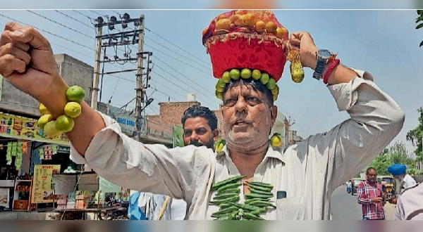 lemon price hike: See Its lemon meme? No, this Man protest against Inflation in punjab lemon price hike: See Its lemon meme? No, this Man protest against Inflation in punjab
