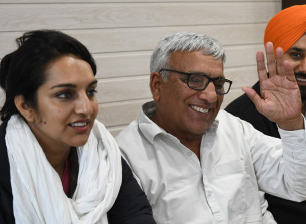 Former Congress leader and Haryana Democratic Front leader Nirmal Singh now with AAP Former Congress leader and Haryana Democratic Front leader Nirmal Singh now with AAP