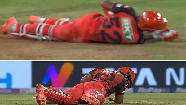 छक्का लगाते ही दर्ज से चिल्ला उठा