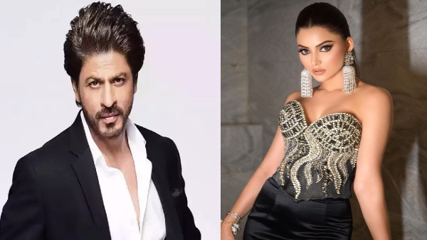 अनारकली सूट में उर्वशी और पठानी सूट में SRK