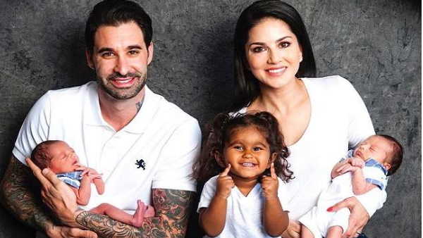 सनी लियोनी और डेनियल वेबर को तीन बच्चे हैं